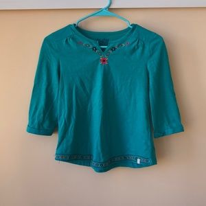 Lucky Brand Embroidered Top